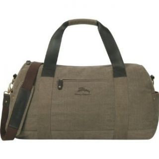 Tommy Bahama Luggage Big Island 23 Inch Duffle Bag, Olive/Dark Brown, One Size Clothing