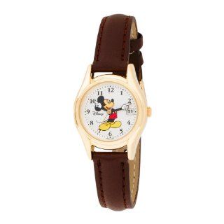 Disney Women's MCK374 Mickey Mouse Rotating Hands and Arms Black Strap Watch Watches