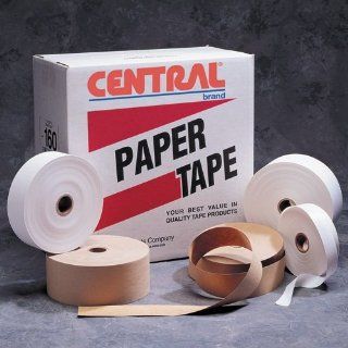 Central T908190 Heavy Duty Paper Tape, 375' Length x 3" Width, Kraft (Case of 10) Industrial Filament Tape