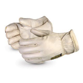 Superior 378OSBOA Endura American Grain Cowhide Leather Roper Glove with Winter Fleece Lined, Work (Pack of 1 Dozen)