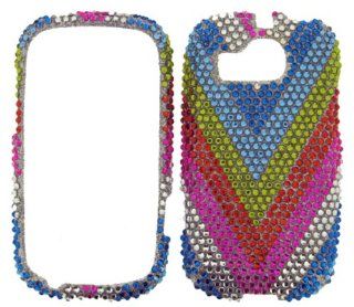 FULL DIAMOND CRYSTAL STONES COVER CASE FOR ZTE MEMO A415 RAINBOW V Cell Phones & Accessories