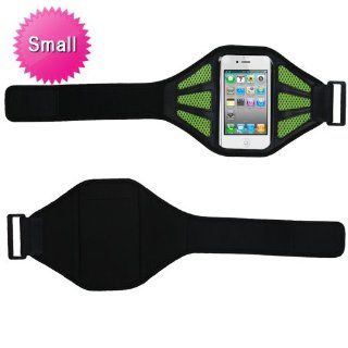 MYBAT Vertical Pouch Universal Hot Pink Sport Armband (with Baby Green Mess Ports)(403)(NO Package) for APPLE iPhone 4S/4 APPLE iPod touch (4th generation) APPLE iPhone 3GS/3G SAMSUNG R920 (GALAXY ATTAIN 4G) SAMSUNG T769 (Galaxy S Blaze 4G) SAMSUNG I777 (G