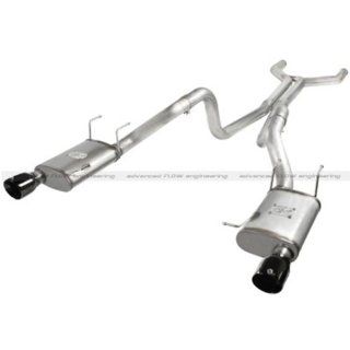 aFe (49 43049 B) 3" 409 Stainless Steel Cat Back Exhaust System with Black Tip for Ford Mustang GT Automotive
