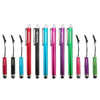 iDream365 Pack of 12 Universal Capacitive Touch Screen Stylus Pen 6 Long and 6 Short for Ipad 1 2 3 4 Ipod Iphone 5 4 4S 3g 3gs,Samsung Galaxy S4/S3,Samsung Galaxy Tab 8.9 10.1,Kindle Fire Hd 7 8.9+Pouch Cell Phones & Accessories