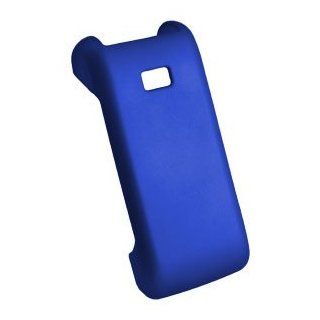 Blue Rubberized Hard Phone Cover for Samsung Haven Verizon Protector Case Computers & Accessories