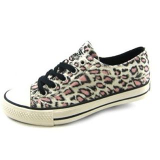 Gotta Flurt Womens Size 8.5 Ivory Pink Black Leopard Tennis Shoe Gotta Flurt Shoes