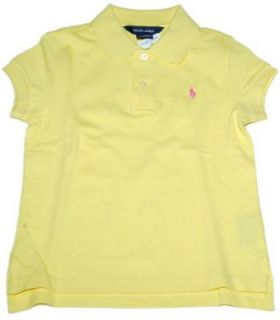 Polo Ralph Lauren Girls Pony Logo Shirt Yellow Clothing