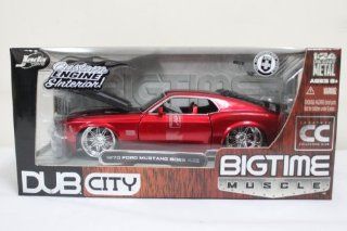 1970 Ford Mustang Boss 429 124 New Diecast Car Red Toys & Games