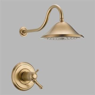 YOW  Cassidy 17 Series Thermostatic Single Handle Shower And Trim Only In Champagne Bronze DELTA Faucet