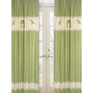 sweet jojo designs leap frog cotton curtain panel