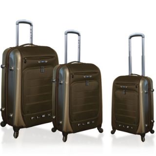 Ford Ford Flex Series 3 Piece Expandable Hybrid Luggage Set