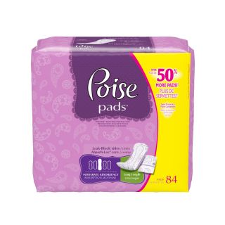 Poise Maximum Absorbency Pads, Long, 12ct   Health & Wellness   Incontinence   Pads & Pantiliners