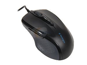 Kensington Pro Fit Full Size Mouse K72369US Black 1 x Wheel USB or PS/2 Wired Optical 2400 dpi Mouse