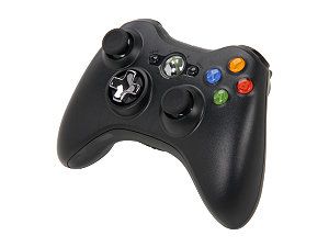 Microsoft Xbox 360 Wireless Controller with Play & Charge Kit Black