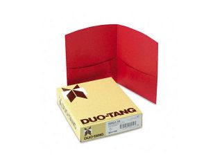 Oxford                                   Contour Two Pocket Folder, Paper, 100 Sheet Capacity, Red