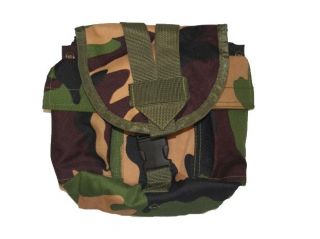 3Skull Paintball Woodland Camo Tank Pouch for Tactical Vests