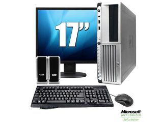 Refurbished HP 17" LCD Desktop Computer Package   Dual Core  2GB DDR2, 80GB, Windows 7 Home Premium, Keyboard, Mouse, and Speakers (1 Year Warranty)