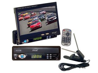 Pyle   7" TFT Single DIN Motorized Monitor With Tv Tuner