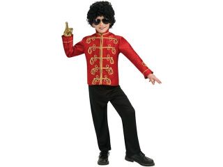Michael Jackson Red Military Jacket Child Medium