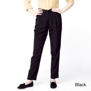 American Apparel Womens Micro poly High waist Pleated Pants