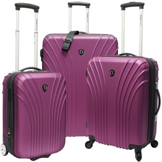 Travelers Choice Cape Verde 3 piece Hardside Luggage Set  2 Carry On Pieces