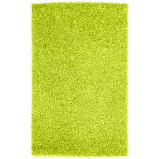 Hand woven Lime Arica Soft Shag (36 X 56)