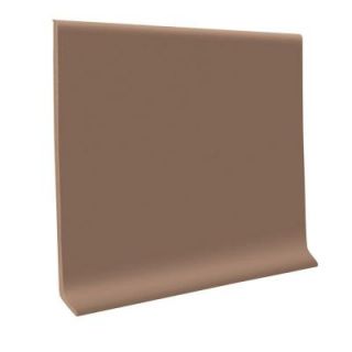 ROPPE 700 Series Toffee 4 in. x 48 in. x 1/8 in. Wall Base Cove (30 Pack) 40C72P182