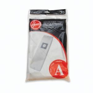Hoover Type A Filtration Replacement Bags for Select Hoover Upright Cleaners 4010001A