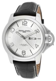Jorg Gray JG1850 18  Watches,Mens Silver Dial Black Genuine Leather, Casual Jorg Gray Quartz Watches