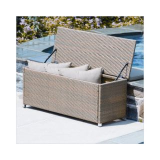 Patioville All Weather Wicker Large Storage Box in Summergrass