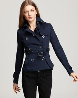 Burberry Brit Double Breasted Denim Jacket
