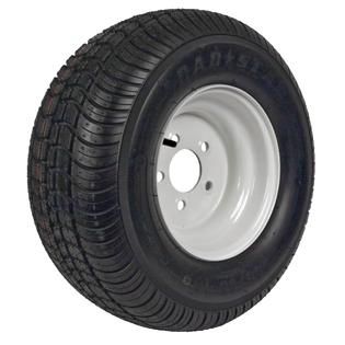 Loadstar  205/65 10 LRC (20.5X850 10) Trailer Tire and 5 Hole Wheel