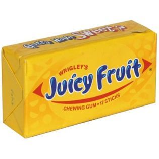 Juicy Fruit  Chewing Gum, 17 sticks