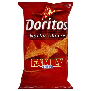 Doritos  Tortilla Chips, Nacho Cheese, 17 oz (1 lb 1 oz) 481.9 g