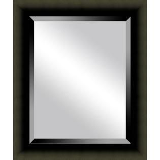 Satin Black Wall Mirror 24 X 36 Inch