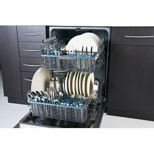 GE  24 Hybrid Dishwasher w/ Stainless Steel Interior & Front Controls
