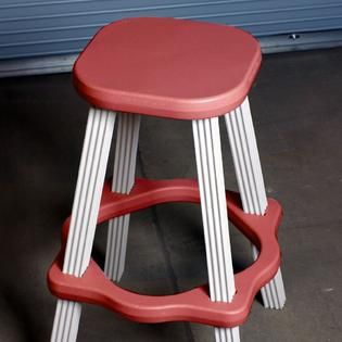 Leisure Accents  26 Patio Bar Stools   Redwood