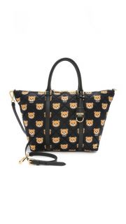Moschino Printed Quilted Nylon Big Shopper