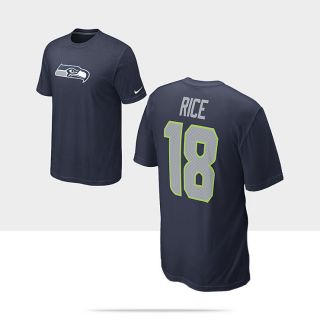 Nike Name and Number (NFL Seahawks / Sidney Rice) Mens T Shirt