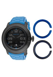 SoBe Tech Blue Silicone Black Dial and IP SS