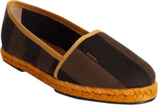 Fendi Pequin Jacquard Espadrille