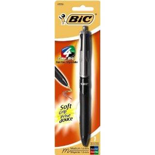 BIC 4 Color Grip Ball Pen, Assorted colors, 1ct (MMPGP1 Ast)
