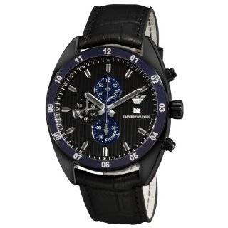  Emporio Armani Mens AR5930 Sport Blue Chronograph Dial Watch Watches