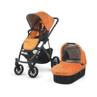 2012 Uppa Baby Vista Stroller In Drew (Tangerine / Graphite Frame)
