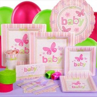 Carters Baby Girl Baby Shower Standard Party Pack for 8 Party 