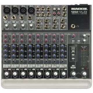  Mackie 1202 VLZ Pro 12 input 8 Channel Mixer Musical 