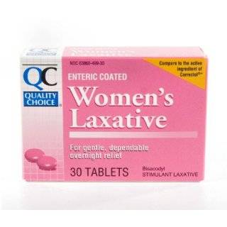   Womens Laxative Bisacodyl 5mg. Tablets 30 Count, Boxes (Pack of 6