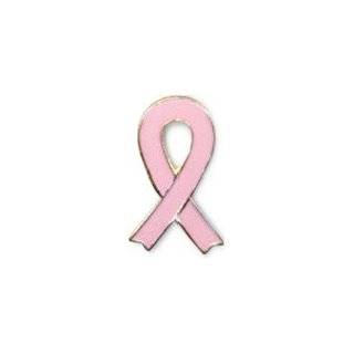    Pink Ribbon Breast Cancer Awareness Tac Lapel Tie Pin Clothing