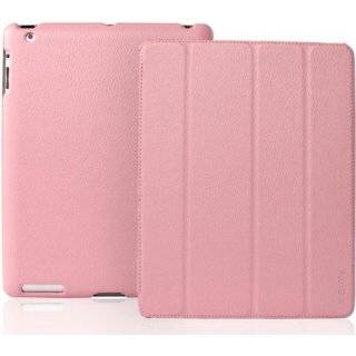   PINK Leatherette Smart Cover case for the iPad 2, 2nd 3rd Generation