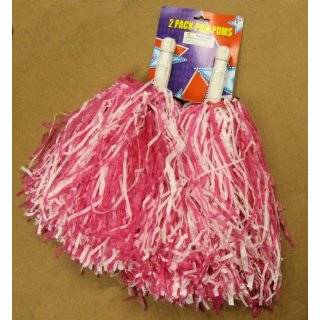 Pair Pink Cheerleading Pom Poms